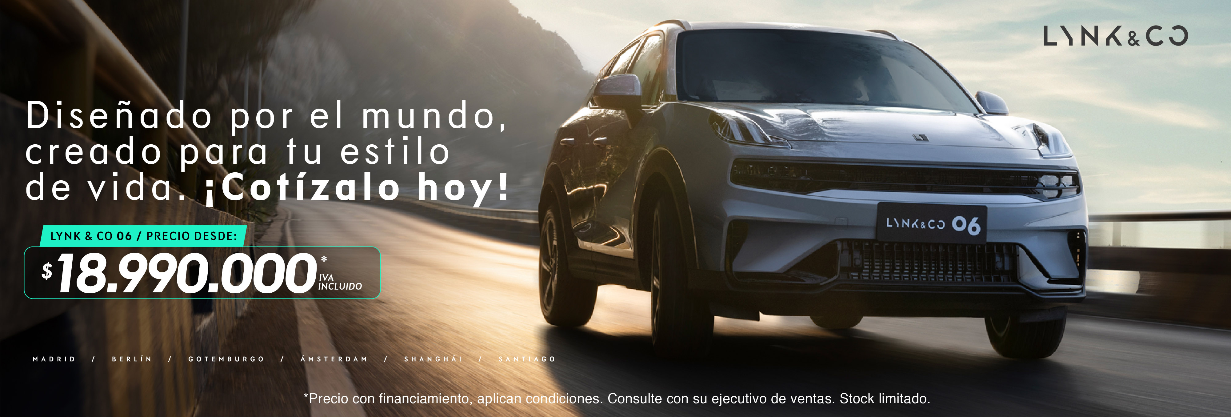 Lynk & Co. 06 - Diseñado por el mundo, creado para tu estilo de vida.