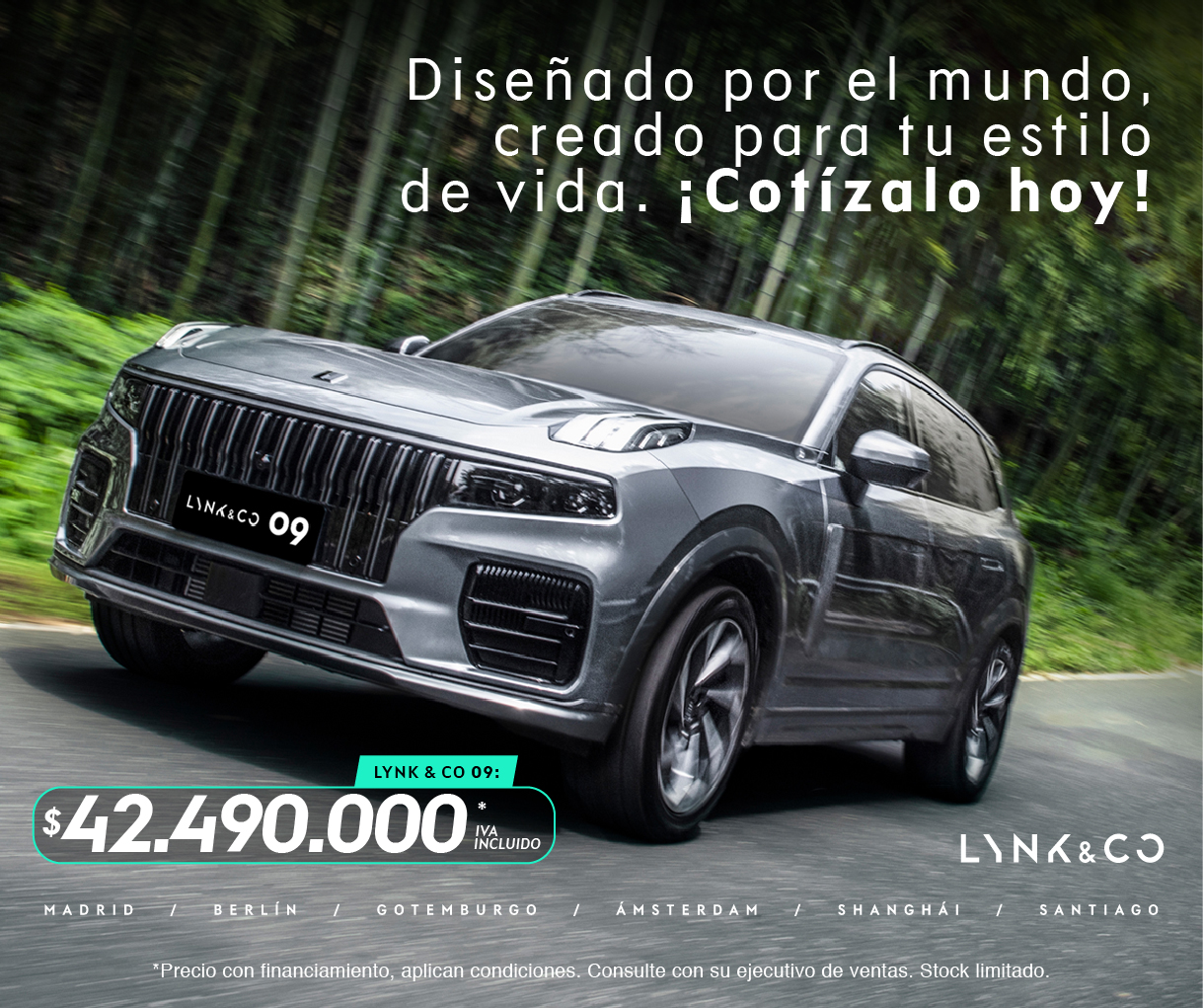 Lynk & Co. 09 - Diseñado por el mundo, creado para tu estilo de vida.