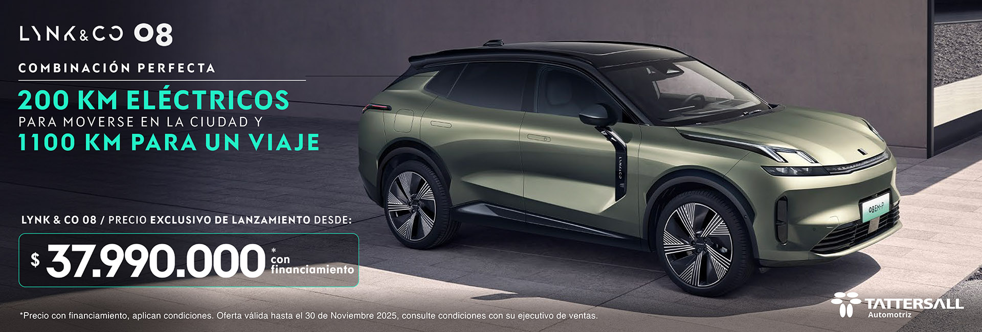 Update Lynk & Co. 08 - 200 Km Eléctricos